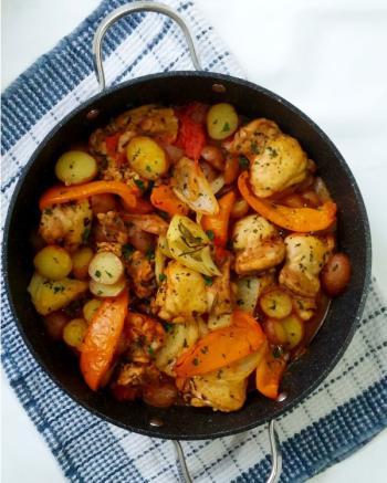 One pan Chicken and Veggies